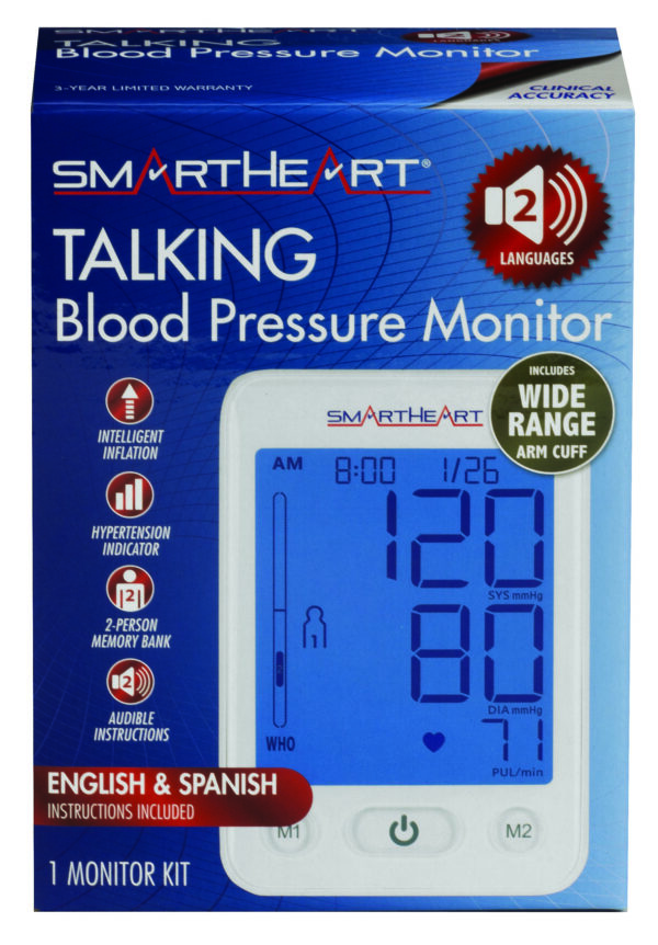 SmartHeart Talking Blood Pressure Arm Monitor - Image 2