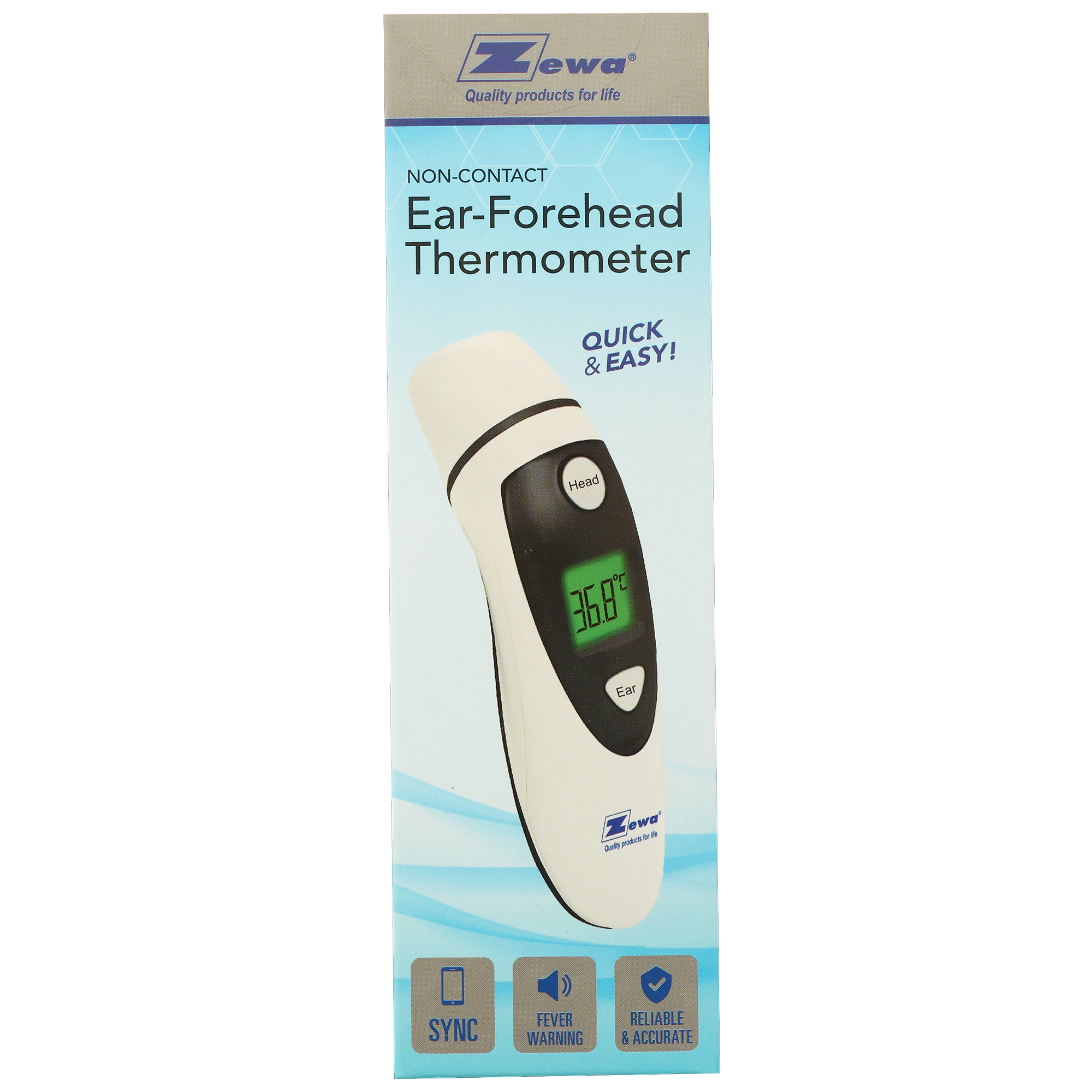Ear-Forehead Thermometer Packaging
