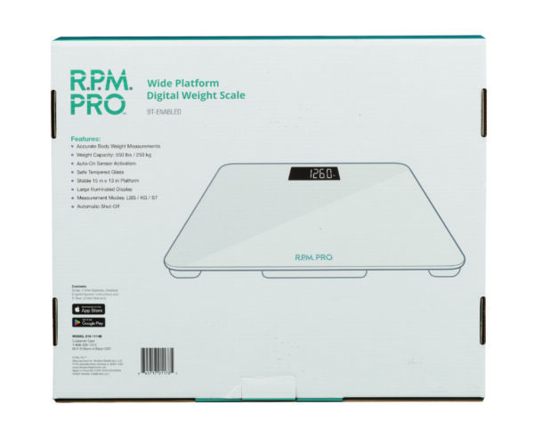 RPM Wide-platform Digital Weight Scale Bluetooth - Image 3